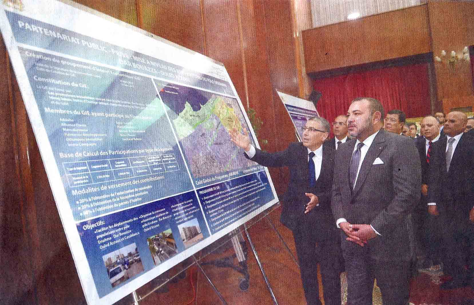 Le Matin : S.M le Roi lance le programme de mise à niveau des axes routiers du pôle Errahma-Dar Bo