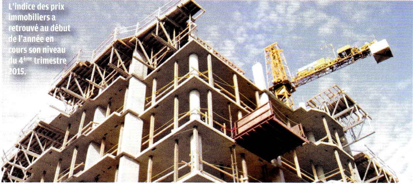 Le Temps : Marché immobilier - Stabilisation des prix en trompe-l’œil