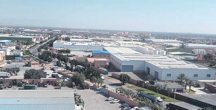 Les Inspirations éco - Zone logistique d'Ait Melloul. La plus grosse part dédiée au privée